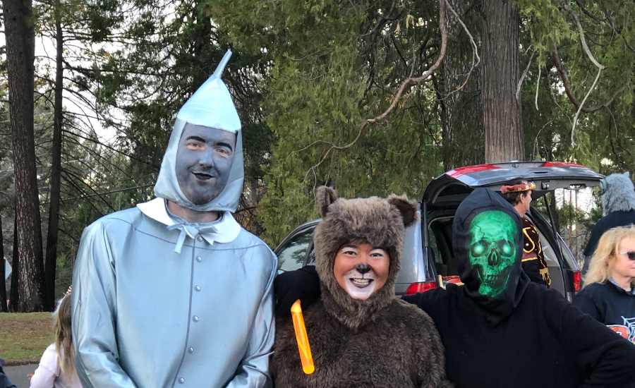 Wizard of Oz costumes on Halloween